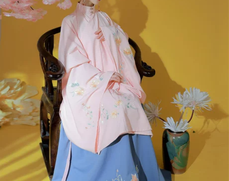 仙楚姬原创汉服女【执念】袄裙刺绣立领褶裙日...