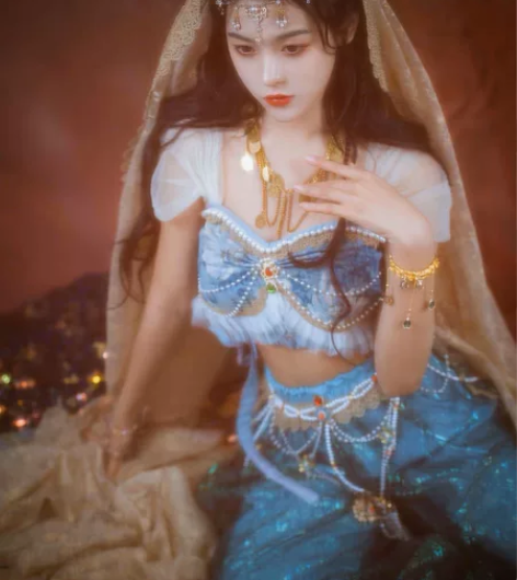 司南阁原创 月牙泉 汉服汉元素  爽快送配...