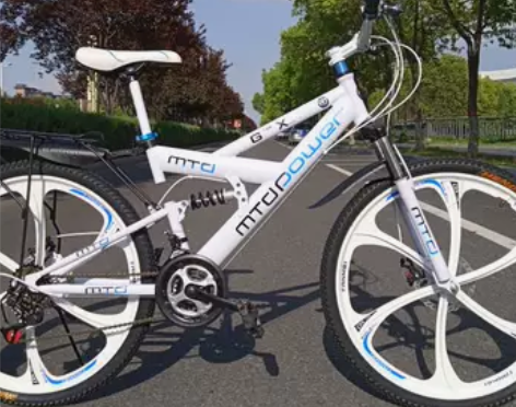 自行车 山地车成人变速前后双减震带后座可带