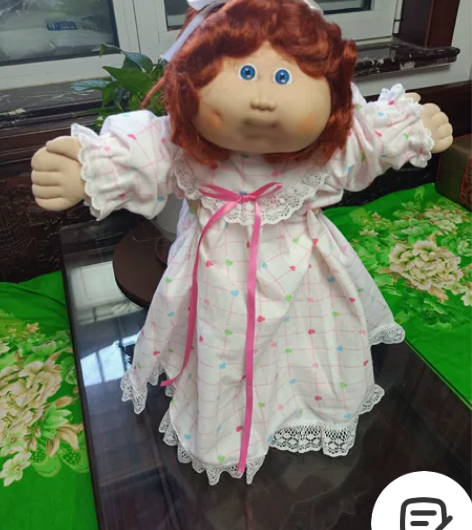 椰菜。饼子,大大的脸。还带红脸蛋。多漂亮的...