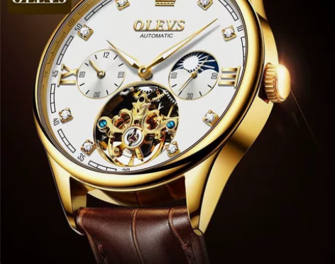 瑞士认证名牌正品手表男士机械表全自动真皮带...