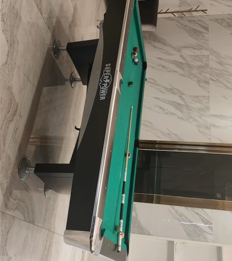 超力G001台球桌家用室内标准型成人美式黑...