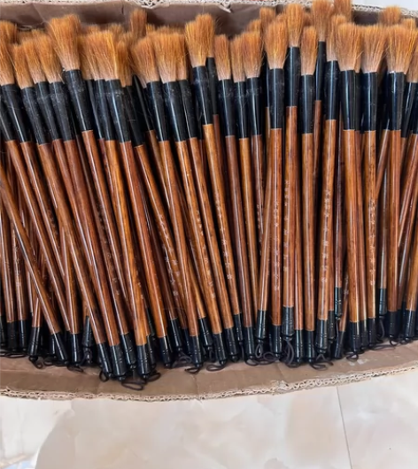 狼毫毛笔批发价 十支30元，包邮！适合培训...