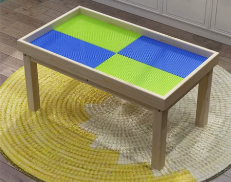 多功能积木桌实木儿童玩具桌益智游戏桌沙盘桌...