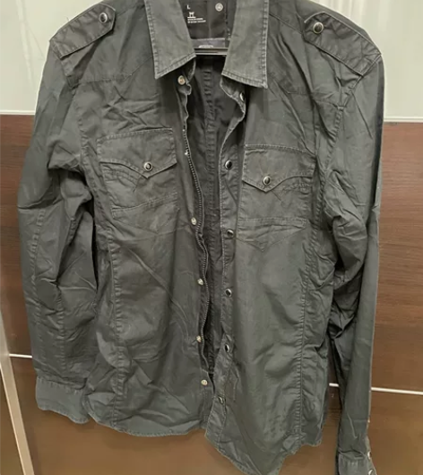 gstar 工装男士衬衫 细节满满 L码 ...