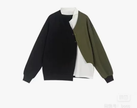 bosie2021秋季新款卫衣男情侣双层领...