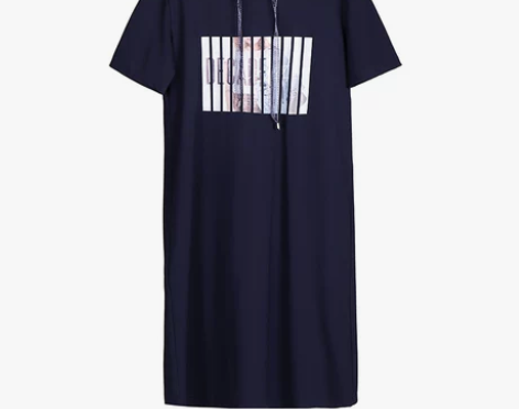 梵希蔓卫衣连衣裙女春夏新款流行裙子中长款休...