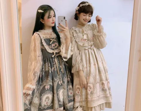 森女想去海边 歌颂天使 原创lolita日...