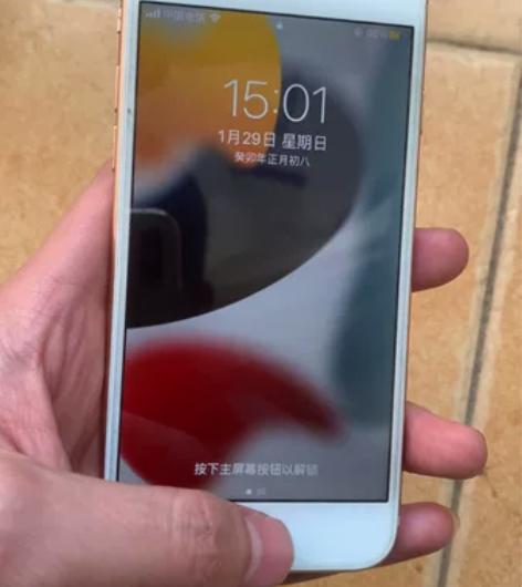 苹果8，金色国行256g全原，电池79，无...