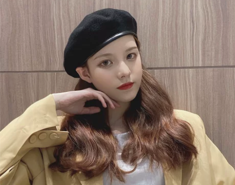 【过年不打烊】皮边羊毛贝雷帽女网红款秋冬韩...