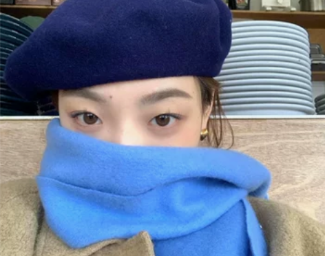 画家帽女羊毛帽子秋冬韩版百搭英伦复古贝雷帽...