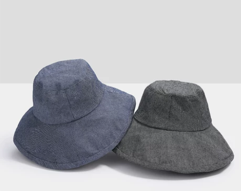 NOME/诺米家居曼致素面牛仔渔夫帽百搭潮...