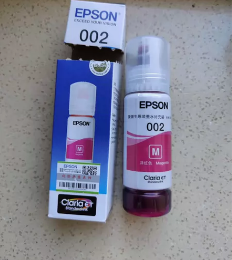 爱普生原装墨水补充装，打开以后发现口径对不...