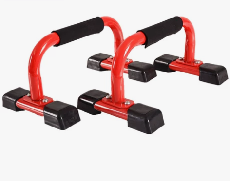 H型俯卧撑支架钢制大号防滑胸肌训练健身器材...