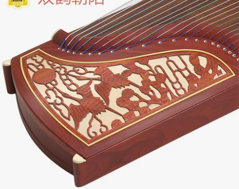 敦煌古筝696D双鹤朝阳檀木696M689...