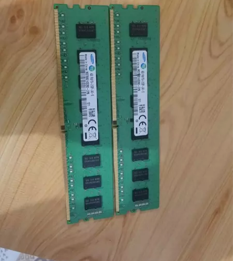 电脑升级换下的三星ddr4 4gb 213...