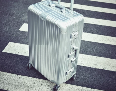 拉杆箱万向轮铝框皮箱旅行箱女行李箱26寸包...