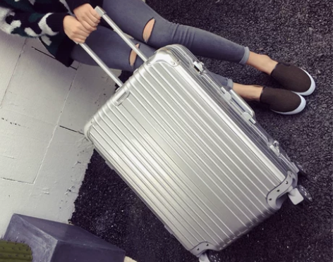 北爱铝框旅行箱包皮箱行李箱拉杆箱万向轮男女...