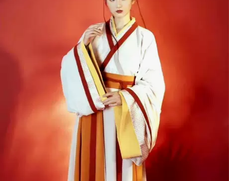 停云流光 春草梦 晋制晋襦汉服交领一片式间...