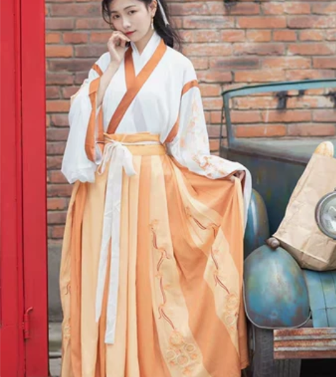 全新晋制汉服   L码  绣花三件套  汉...