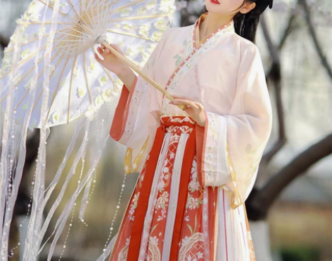 #汉服古装 #古风汉服 魏晋制汉服女中国风...