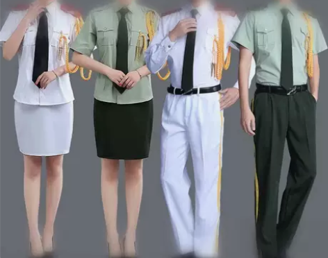 仪仗队国旗班夏季半袖升旗手礼服大合唱文工