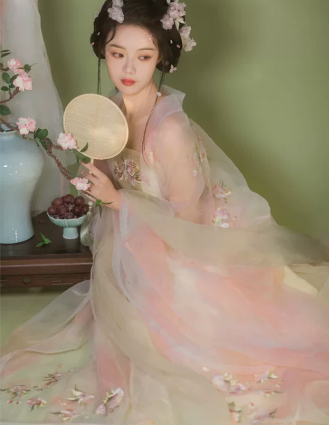 原创限量锦醉嫣然 正品 唐风诃子裙汉服女