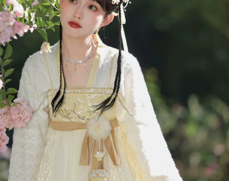 七月夕原创汉服 玉堂知春 针织对襟短衫吊带...