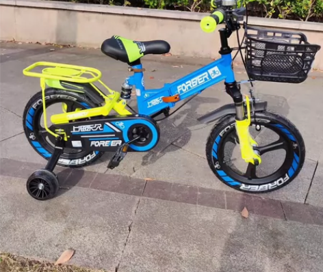 永久儿童折叠自行车 14寸 99新 双11...