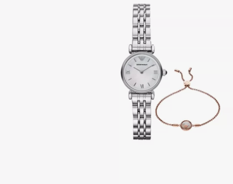 Armani阿玛尼手表女款 气质休闲时尚贝...