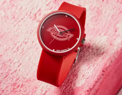 Dickies潮牌手表女糖果学生小众潮流运...