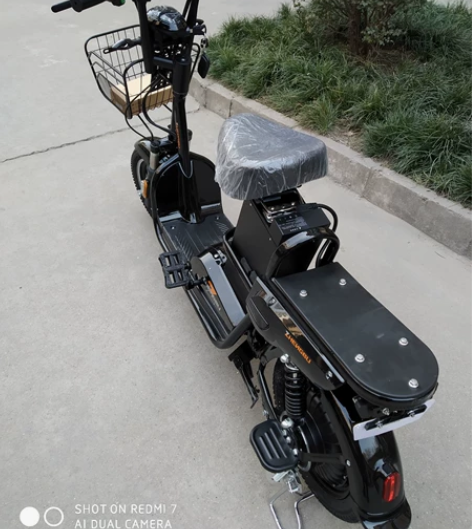 正步新国标锂电外卖长跑王电动车 黑色 汽车...