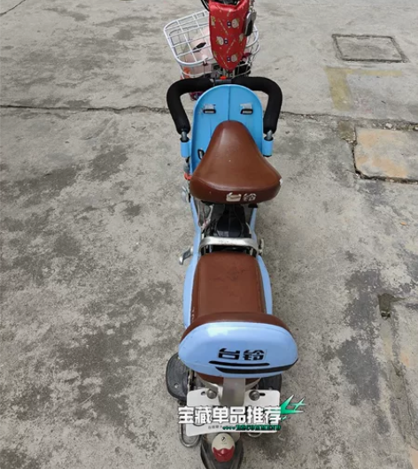 台铃电动自行车，这颜色男女老少都合适，有发...