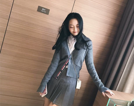 春夏ins网红韩版高腰tb百褶裙a字裙女短...