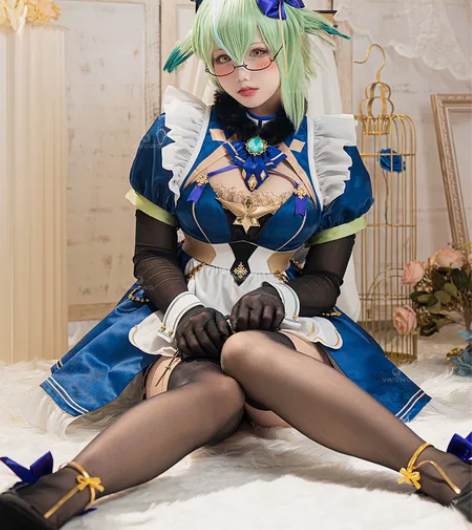 Uwowo悠窝窝原神砂糖同人女仆l码 衣服...