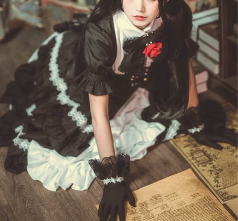初兽猫 约会大作战时崎狂三cosplay服...