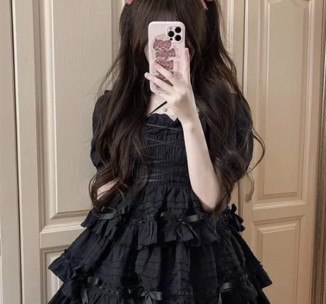 熊的晚餐 塔莉 黑黑 op m短款 短穿过...