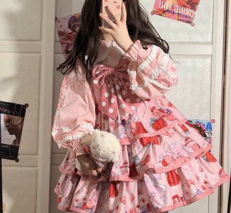 草莓奶团lolita m码 穿过两次无瑕疵...