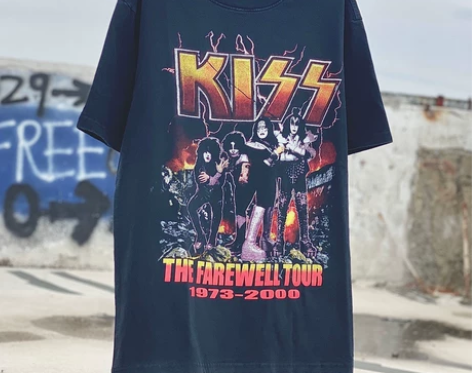 Kiss重金属摇滚乐队限定 vintage...