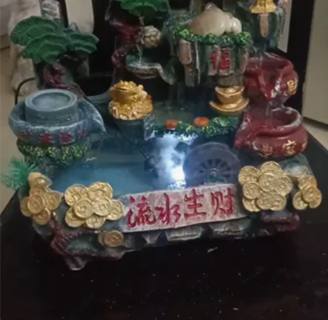 流水生财摆件，长30厘米，宽20厘米，高3...