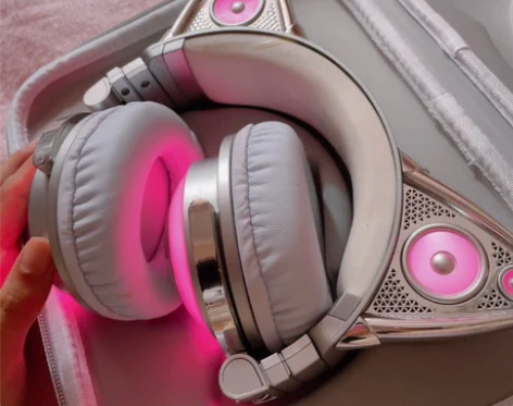 妖舞BROOKSTONE 蓝牙耳机猫耳朵联...