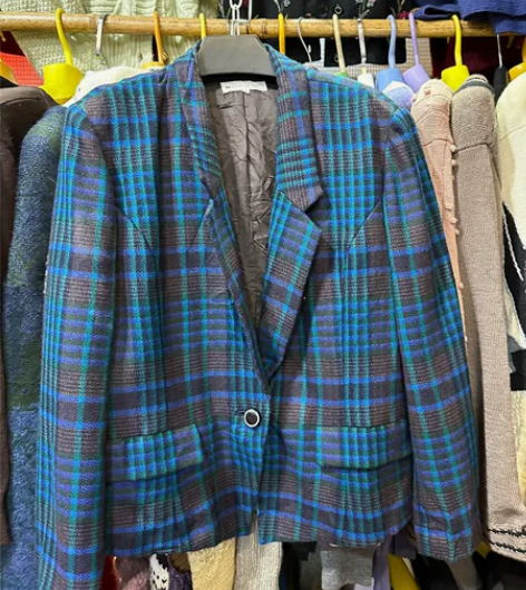 vintage古着日产羊毛西服文艺休时尚街...