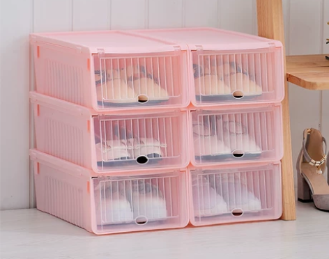 透明鞋盒鞋子收纳神器鞋收纳盒塑料鞋盒子日本...