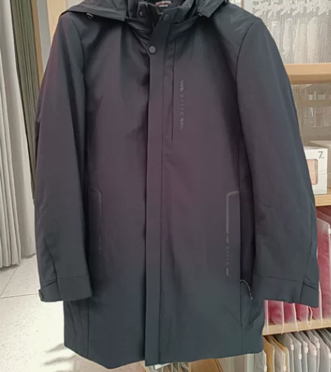 商场新入手的内胆可脱卸款男士羽绒外套，购错...
