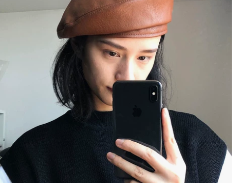 日系文艺贝雷帽女pu皮秋冬网红ins英伦复...