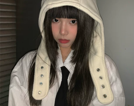 漏电男友米白色小恶魔帽子万圣节搞怪猫耳朵雷...