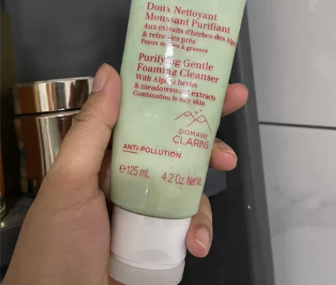 娇韵诗洗面奶125ml洁面低泡型棉花籽罗望...