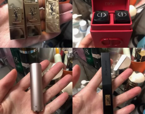 【口红合集】ysl方管小金条小样口红Dio...