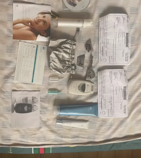 如新美容仪，加拿大购入，太懒，没怎么用过。...