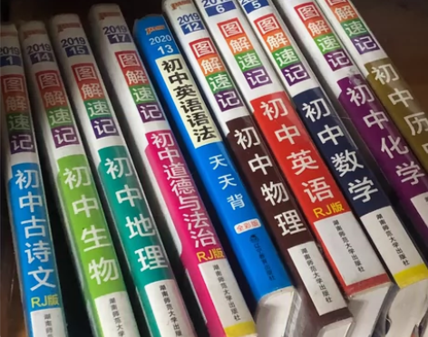 2020新版 图解速记初中历史化学数学英语...